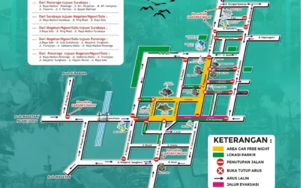 Thumbnail Berita - Acara Madiun Berkilau: Dishub Lakukan Rekayasa Lalu Lintas, Simak Rutenya!