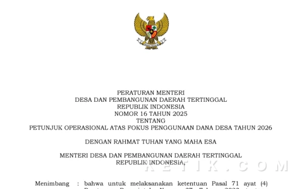 Thumbnail Berita - Jangan Salah Langkah, Simak Daftar Larangan Penggunaan Dana Desa Tahun 2026