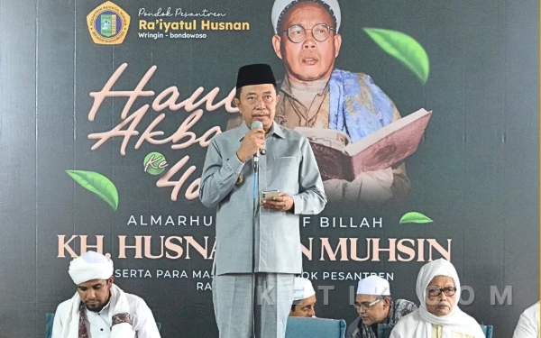 Thumbnail Berita - Haul Akbar KH Husnan bin Muhsin ke-42, Bupati Bondowoso Tegaskan Peran Ulama dalam Membangun Peradaban