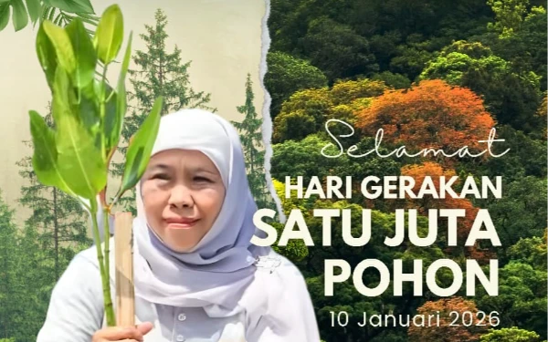 Thumbnail Berita - Hari Gerakan Satu Juta Pohon! Gubernur Khofifah Ajak Jaga Alam, Tanam, Rawat dan Peduli Lingkungan