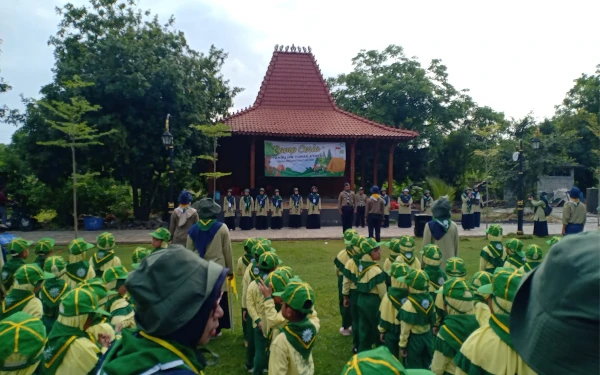 Thumbnail Berita - IGABA Panceng Syiarkan Hizbul Wathan Sejak Dini Melalui Camp Ceria di Wagos