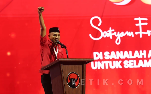 Thumbnail Berita - Perintah Megawati, Jamaluddin Idham Baca Rekomendasi Rakernas PDI Perjuangan