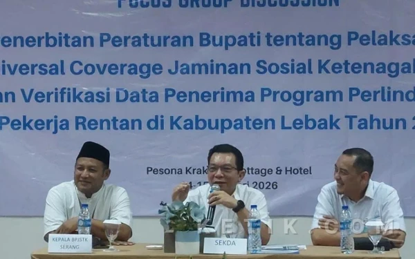 Thumbnail Berita - Pemkab Lebak Matangkan Perbup Universal Coverage Jamsostek melalui FGD Bersama BPJS Ketenagakerjaan