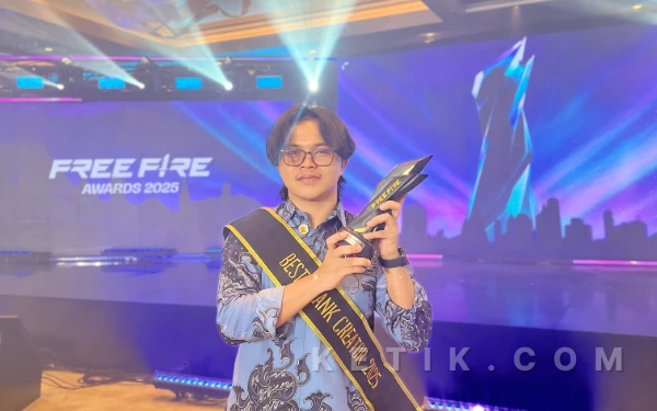 Thumbnail Berita - Mental Juara Setelah Gagal, Baban Menutup Perjalanan FF Awards 2025 dengan Gelar Best Prank Creator