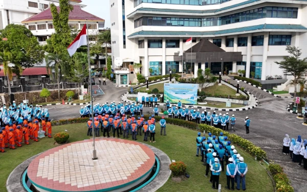 Thumbnail Berita - PLN Batam Tegaskan Komitmen Budaya K3 Lewat Apel Bulan K3 Nasional 2026