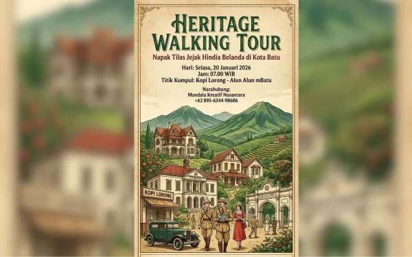 Thumbnail Berita - Mau Tahu Sisi Lain Kota Batu? Ikutan Heritage Walking Tour Ini dan Temukan Jejak Sejarahnya