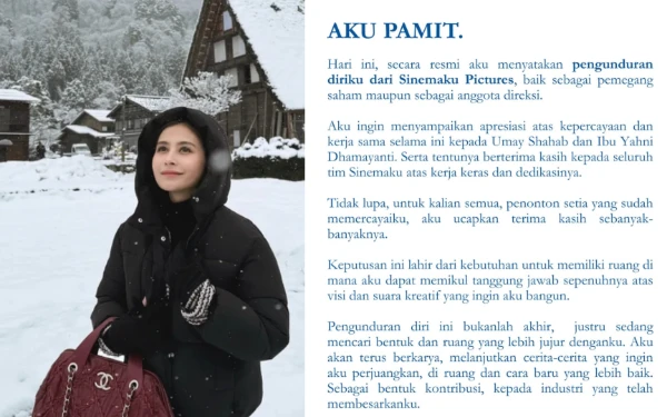 Thumbnail Berita - Usai 6 Tahun Berkarya, Prilly Latuconsina Mundur dari Sinemaku Pictures