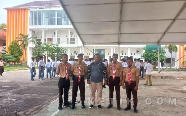 Thumbnail Berita - Bentuk Karakter Santri, Ponpes Nurul Jadid Bahas Kolaborasi dengan Saka Bahari TNI A