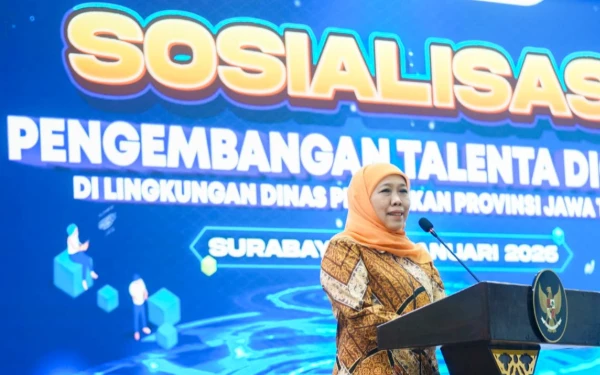 Thumbnail Berita - Ribuan Tenaga Pendidik di Jatim Ikuti Sosialisasi Program Pengelolaan Talenta Digital Nasional