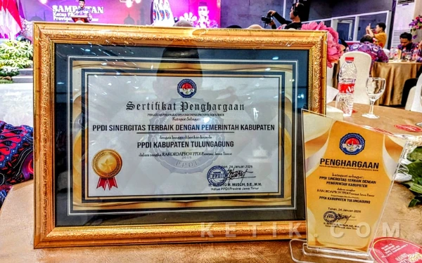 Thumbnail Berita - Transformasi Digital Desa, PPDI Tulungagung Raih Penghargaan Sinergitas Terbaik di Rakordaprov Jatim