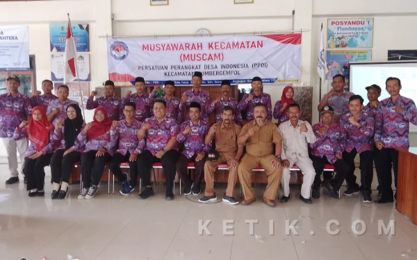 Thumbnail Berita - Aklamasi! Wahyu Suwito Terpilih Jadi Motor Penggerak PPDI Sumbergempol Tulungagung