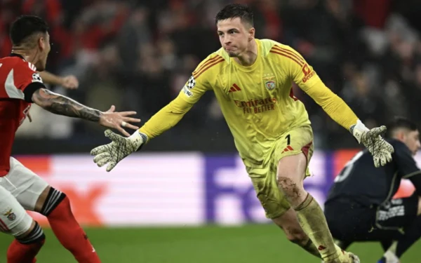 Thumbnail Berita - Kiper Benfica Anatoliy Trubin Masuk 5 Kiper Elit Cetak Gol di Liga Champions, Ini Daftarnya!
