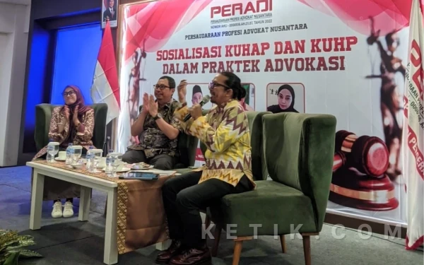 Thumbnail Berita - Upaya Advokat Peradi Nusantara DIY Agar Tak Tergilas KUHP Baru Lewat Sosialisasi KUHAP dan KUHP
