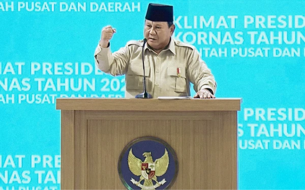 Thumbnail Berita - Buka Rakornas Pemerintah Pusat dan Daerah 2026, Presiden Soroti Harapan Rakyat terhadap Pemimpin