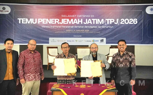 Thumbnail Berita - TPJ 2026 Lahirkan Kolaborasi HPI Jatim dan UMM, Dorong Penguatan Ekosistem Penerjemah