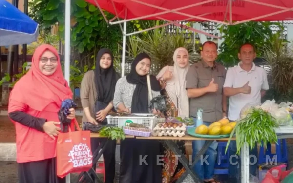 Thumbnail Berita - Dinas Pertanian Lebak Gelar Pasar Tani, Dorong Konsumsi Produk Lokal Petani dan UMKM