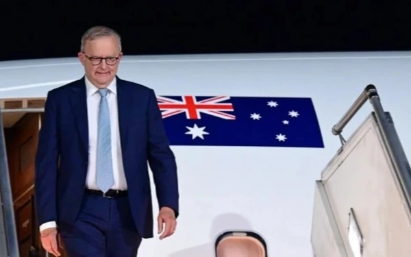 Thumbnail Berita - Tiba di Jakarta, PM Australia Anthony Albanese akan Temui Presiden Prabowo di Istana Merdeka