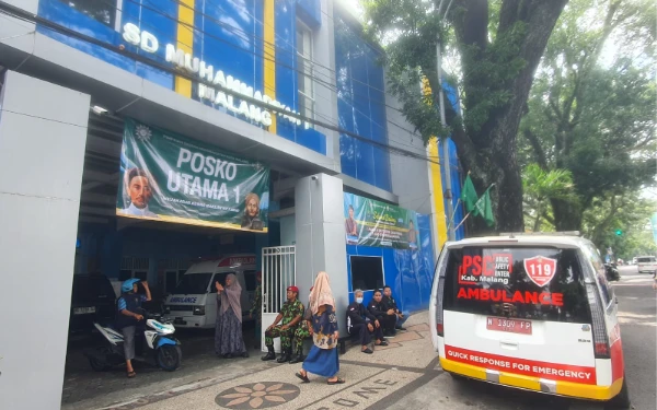 Thumbnail Berita - Wujud Toleransi, SD Muhammadiyah 1 Kota Malang Sediakan Tempat Transit Untuk Jemaah Mujahadah Kubro 1 Abad NU