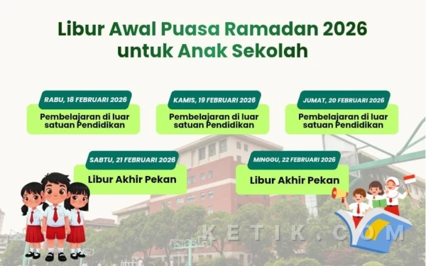 Asik! Siswa Bakal Libur 5 Hari Berturut saat Awal Ramadan 2026, Cek Jadwal Lengkapnya
