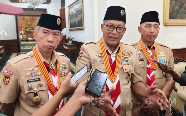 Thumbnail Berita - Ketua Kwarnas Kak Buwas Instruksikan Pramuka hingga ke Gudep Sukseskan Swasembada Pangan