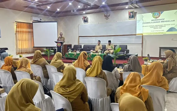 Thumbnail Berita - Workshop Deep Learning Guru SMP Jombang 2026: Disdikbud Tekankan 6 Kompetensi Global dan Pembelajaran Berpusat pada Siswa