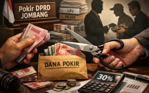 Thumbnail Berita - Dugaan Pemotongan Pokir DPRD Jombang 2026, Penerima Manfaat Sebut Potongan hingga 30 Persen