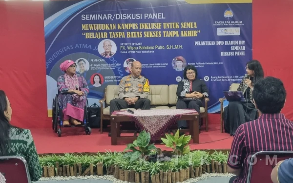 Thumbnail Berita - Kombes Pol Roedy Kupas Perlindungan Hukum Disabilitas di UAJY, Soroti KUHP Baru