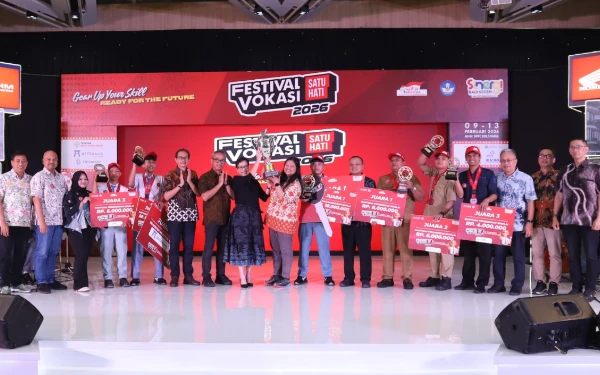 Thumbnail Berita - 30 Ribu Talenta SMK Unjuk Skill di Festival Vokasi Satu Hati 2026, Pelajar Malang Gondol Juara