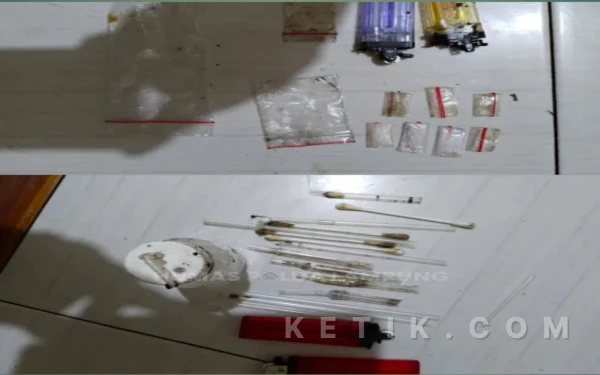 Thumbnail Berita - Asik Pakai Narkoba Pemilik Karaoke Lampung Timur, Diamankan Polisi