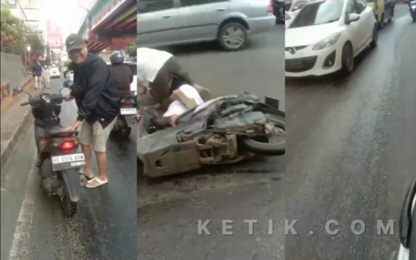 Thumbnail Berita - Hati-Hati! Tumpahan Solar Picu Kecelakaan di MBK Bandar Lampung