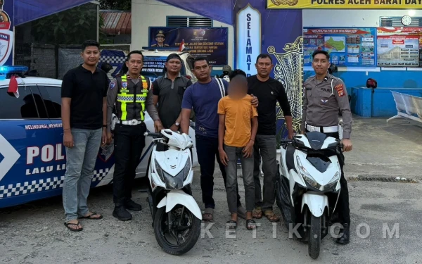 Thumbnail Berita - Satlantas Polres Abdya Amankan Balap Liar, Remaja Bawah Umur Diamankan