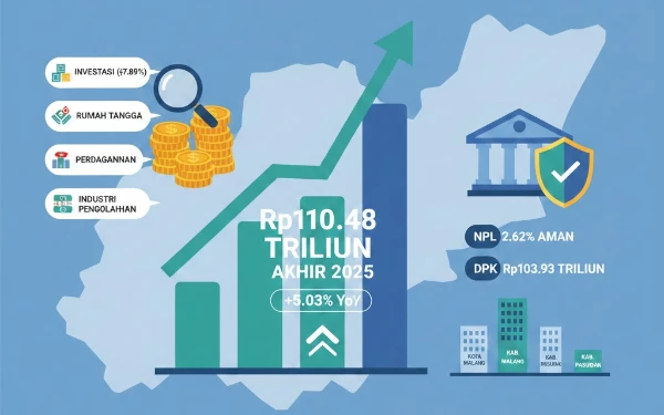 Thumbnail Berita - Sektor Perbankan Malang Raya Tumbuh Solid, Kredit Tembus Rp110,48 Triliun di Akhir 2025