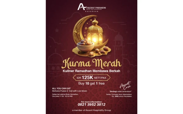 Thumbnail Berita - [FOTO] Sajian Iftar Spesial Ramadan di Jaringan Ascent Hospitality Group