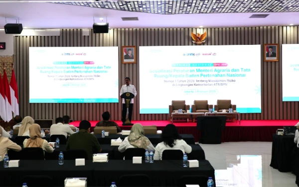 Thumbnail Berita - Kementerian ATR/BPN Sosialisasikan Permen Manajemen Risiko