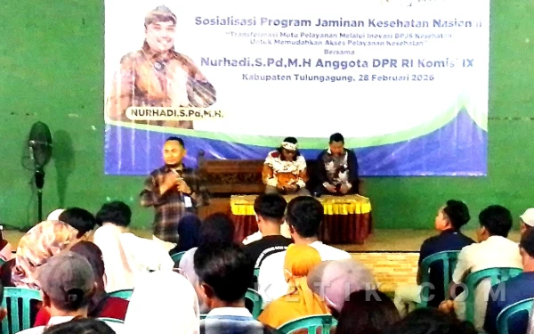 Thumbnail Berita - BPJS Kesehatan dan Komisi IX DPR RI Sosialisasi Transformasi Mutu Layanan kepada Masyarakat Kalidawir Tulungagung