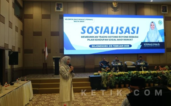 Thumbnail Sri Wahyuni Ajak Warga Bojonegoro Hidupkan Kembali Semangat Gotong Royong