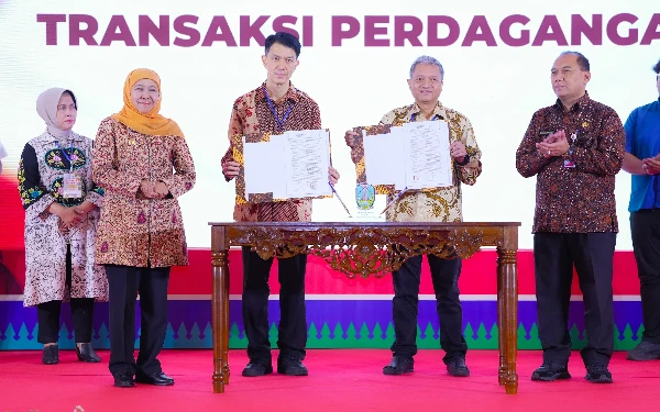 Thumbnail Berita - Tertinggi Dalam Sejarah, Berapa Transaksi Misi Dagang Jatim-DKI Jakarta? Hasilnya Mencengangkan!