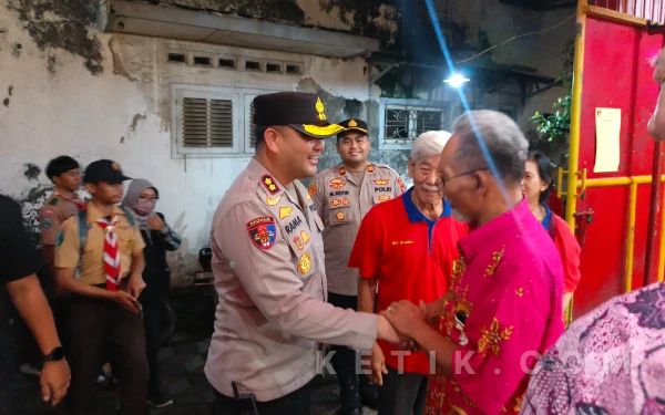 Thumbnail Berita - Kapolsek Gresik Kota Dampingi Kapolres Tinjau Festival Cap Go Meh 2577 Kongzili, Perayaan Berlangsung Meriah