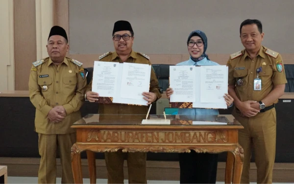 Thumbnail Berita - Pengamanan Aset Daerah, Pemkab Jombang Perpanjang Kerja Sama dengan Kejari