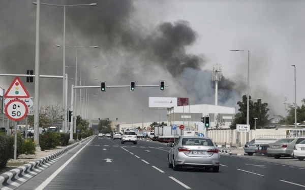 Thumbnail Berita - Rudal Balistik Iran Hantam Pangkalan Militer Terbesar AS Se-Timur Tengah di Qatar