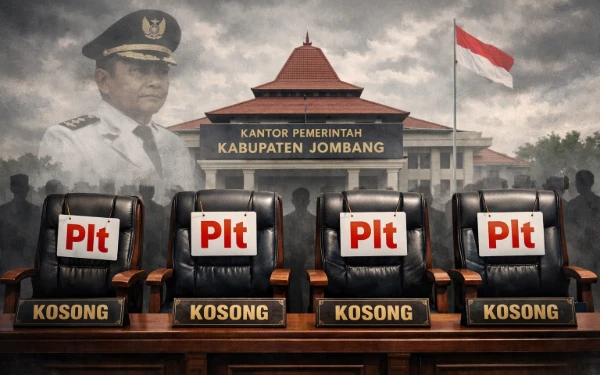 Thumbnail Berita - Rangkap Jabatan dan Wajah Lama di Balik Plt Jombang Era Bupati Warsubi