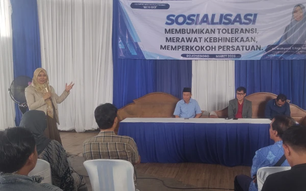Thumbnail Berita - Perkokoh Persatuan, Wakil Ketua DPRD Jatim Sri Wahyuni Sosialisasi Toleransi di Bojonegoro