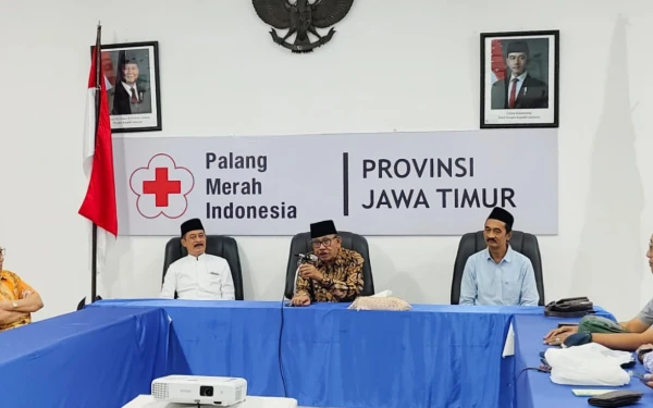Thumbnail Berita - PMI Jatim dan PWI Siap Bangun Jaringan Relawan Jurnalistik untuk Kebencanaan