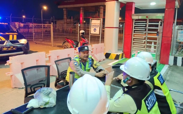 Thumbnail Berita - Polres Tegal Patroli SPBU, Pastikan Stok BBM Aman Jelang Idulfitri