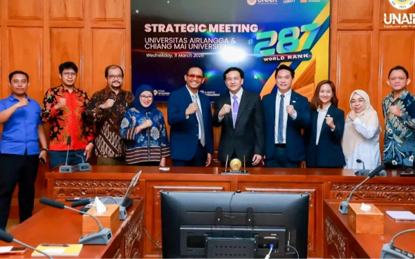 Thumbnail Berita - UNAIR Perluas Kerja Sama Global Lewat Kolaborasi dengan Chiang Mai University Thailand