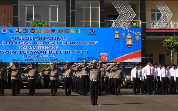 Thumbnail Berita - Beri Keamanan dan Kenyamanan Pemudik di Hari Raya Idulfitri, Polres Tuban Siapkan 3 Pos Layanan