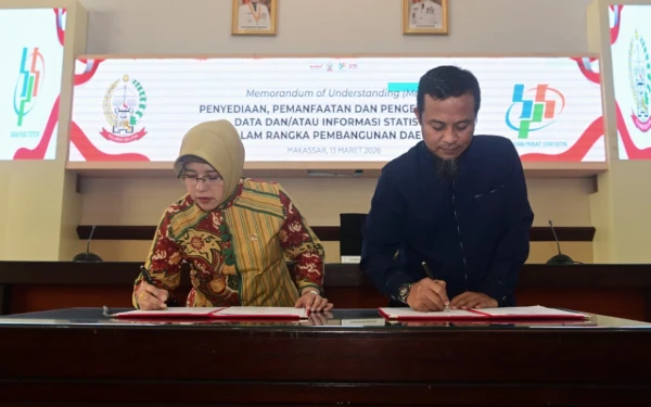 Thumbnail Berita - MoU dengan BPS, Pemprov Sulsel Perkuat Data Statistik untuk Kebijakan