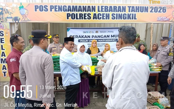 Thumbnail Berita - Pemkab Aceh Singkil Bersama Kepolisian Laksanakan Gerakan Pangan Murah Jelang Idulfitri 1447 H