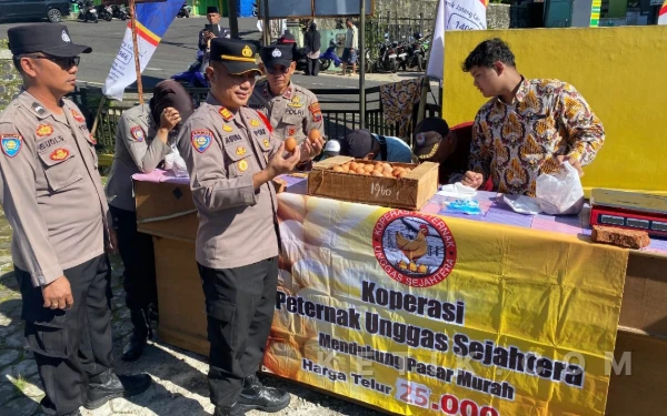 Thumbnail Berita - Polres Kendal Gelar Gerakan Pangan Murah di Plantungan untuk Jaga Stabilitas Harga Menjelang Idulfitri 1447 H