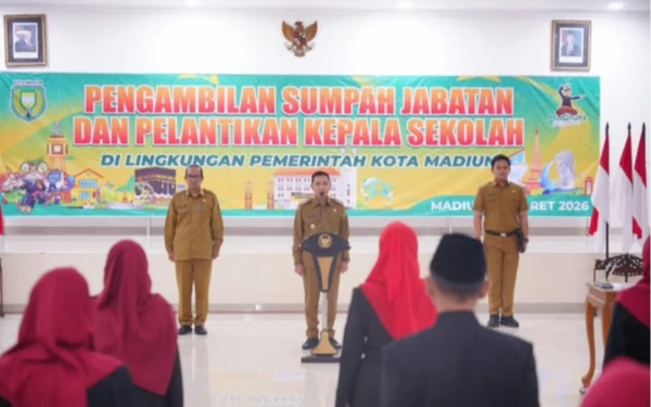 Thumbnail Berita - Plt Wali Kota Madiun Lantik 15 Kepala Sekolah SD dan SMP